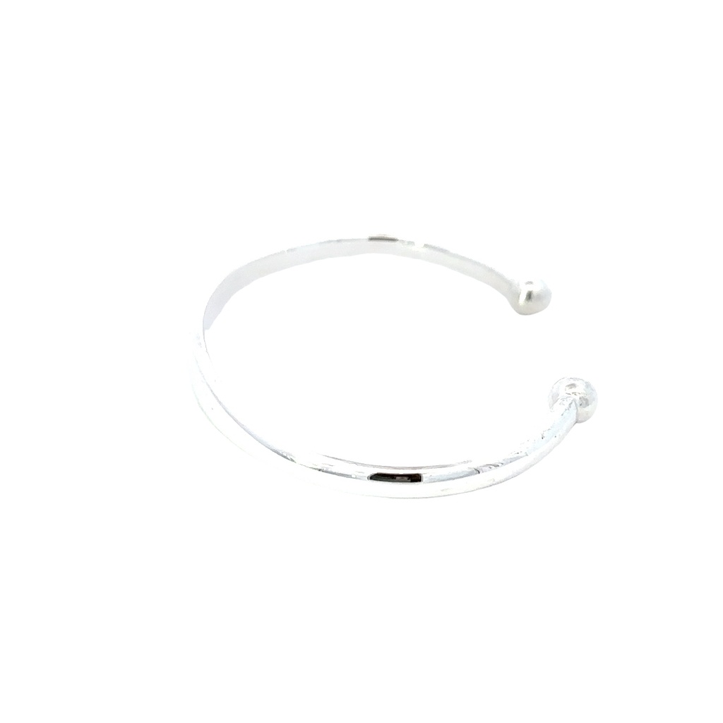 Ball end clearance cuff bracelet